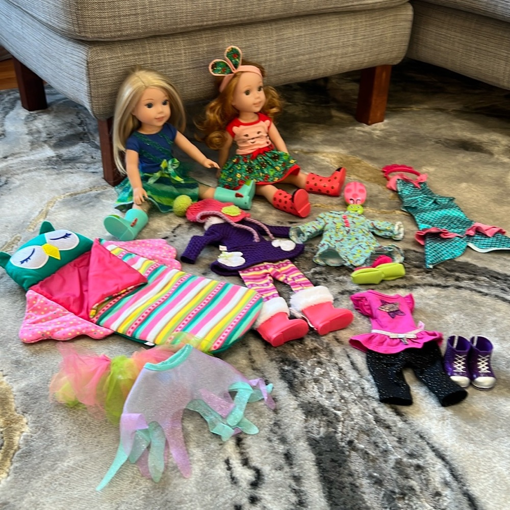 Wellie Wisher Collection: Camille doll (and bonus Willa)